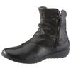 Stiefelette JOSEF SEIBEL "Naly 24", Damen, Gr. 38, schwarz, Leder, casual, Schuhe, Reißverschluss Stiefel, Winterstiefelette mit zwei Reißverschlüssen