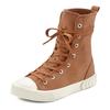Stiefelette LASCANA, Damen, Gr. 42, braun (camelfarben), Obermaterial: 100% Textilmaterial. Futter: 100% Textilmaterial. Decksohle: 100% Textilmaterial. Laufsohle: 100% Synthetik, unifarben, casual, Schuhe, im Combat Look, High Top Sneaker,...
