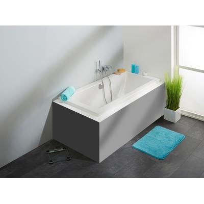 Badewanne OTTOFOND "Cubic", weiß, B:90cm H:49,5cm L:190cm T:90cm, Sanitäracryl, Badewannen, mit Fußgestell und Ablaufgar