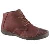 Schnürboots JOSEF SEIBEL "Fergey 18", Damen, Gr. 41, rot (bordeaux), Nubukleder, used, sportlich, Schuhe, Komfortschuh mit Wechselfußbett