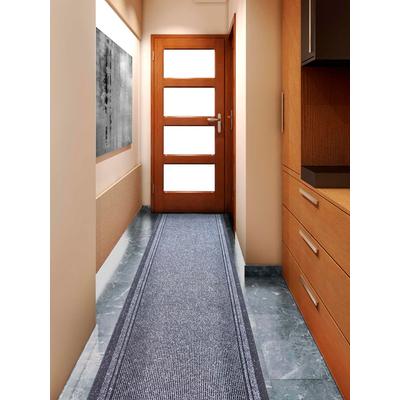 Läufer "Schmutzfangläufer MALAGA, Made in Belgium", grau, B:66cm H:6mm L:1550cm, Polypropylen (PP), PRIMAFLOR-IDEEN IN TEXTIL, Teppiche, Schmutzfangläufer, Schmutzfangmatte, meliert, gesteift, strapazierfähig, rutschhemmend Image