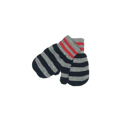 Carter's Gloves: Gray Stripes Accessories - Size 2Toddler