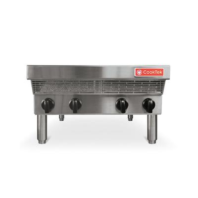 CookTek 645300 Countertop Induction Range w/ 4 Burners, 208v/3ph, Stainless Steel