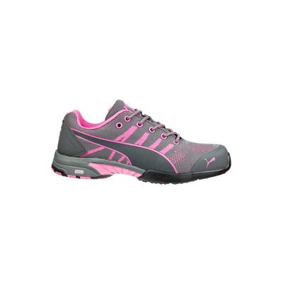 Puma 642910 Sicherheitsschuh celerity knit pink low wns S1 hro src grau/pink,35