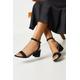 Dorothy Perkins Womens Wide Fit Tommi Barely There Mid Block Heel Sandals - Black - Size UK 8 | Dorothy Perkins Sale | Discount Designer Brands