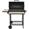 Robby - barbecue a carbonella 76x33,5cm con carrello - smoker one xl