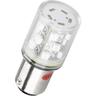 52190211 Lampadina led Rosso BA15d 24 v/dc, 24 v/ac 35 mA 18 lm - Barthelme