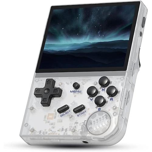 ANBERNIC RG35XX Retro Handheld Spielkonsole Linux-System 3,5 Zoll IPS-Bildschirm tragbarer Pocket-Videoplayer 10000 Spiele Junge Geschenk Weihnachtsgeburtstagsgeschenke für Freunde und