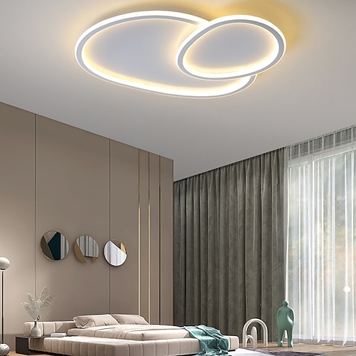 LED-Deckenleuchte geometrische Formen Unterputzleuchten Metalldeckendekoration Leuchten, 50 cm LED-Deckenleuchte Kreis rundes Design, LED-Leuchte für zu Hauseamp; Büro 110-240v Image