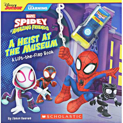 Disney Learning: Spidey and His Amazing Friends: A Heist at the Museum: A Lift-the-Flap Book with Fl