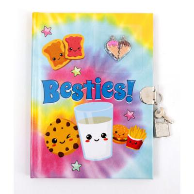 Food Besties Guided Diary with BFF Necklaces