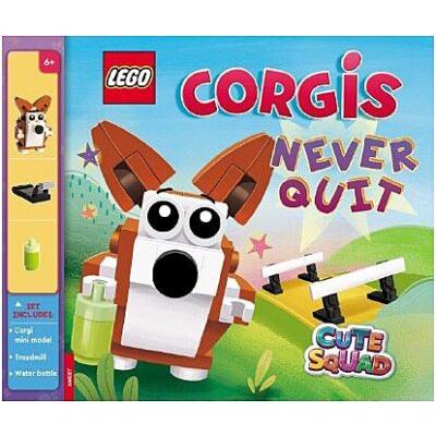 LEGO Cute Squad: Corgis Never Quit with Minifigure