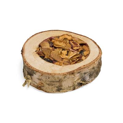 EveryYay Chewable Wood Fruit Bowl 2-in-1 Toy for Small Animals