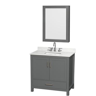 Wyndham Collection WCS141436S-QTZ-US3MED Sheffield 36