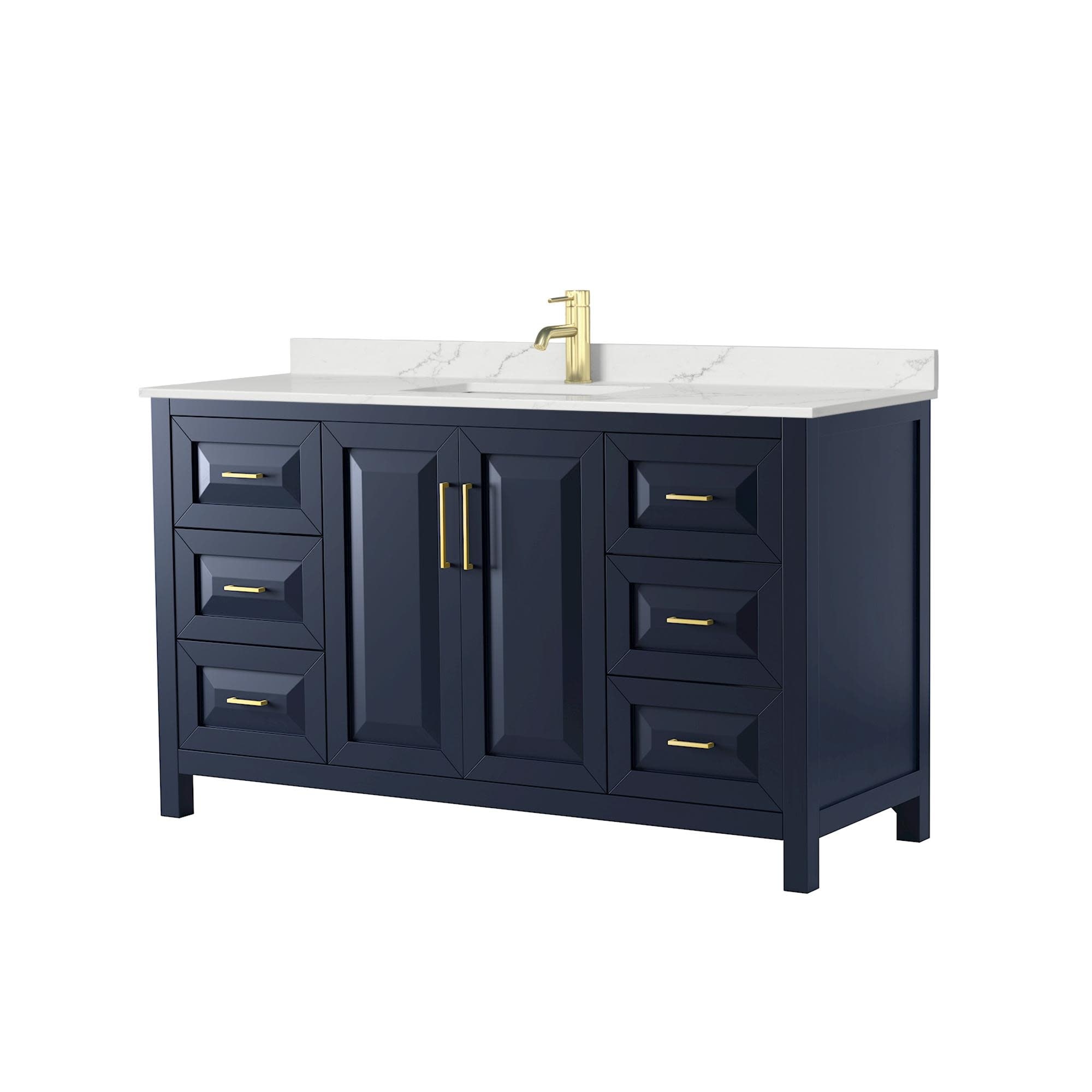 Wyndham Collection WCV252560S-QTZ-UNSMXX Daria 60