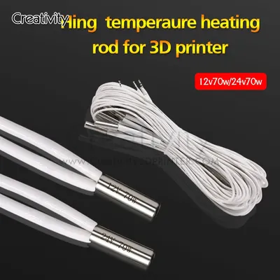 24V 70W Heater rod Cartridge High Temperature for Wanhao Duplicator Ender 3 Pro,Ender 5