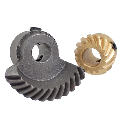 2 PCS/Set Bevel Transmission Gear #811-089+811-090 For Singer Feiyue Yamata Multifunction Household