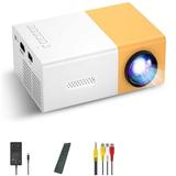 Livrdious New 1080P Home Cinema USB HDMI AV SD Mini Portable HD LED Projector Deal For Days Holiday Decor School Supplies on Clearance