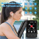 Player With Bt5.0 Screen Student Player Mp3 Player With Sound Student Portable Sound Player Portable With Portable Radio E-book With Radio Voice Hifi Sound With Built-in Radio