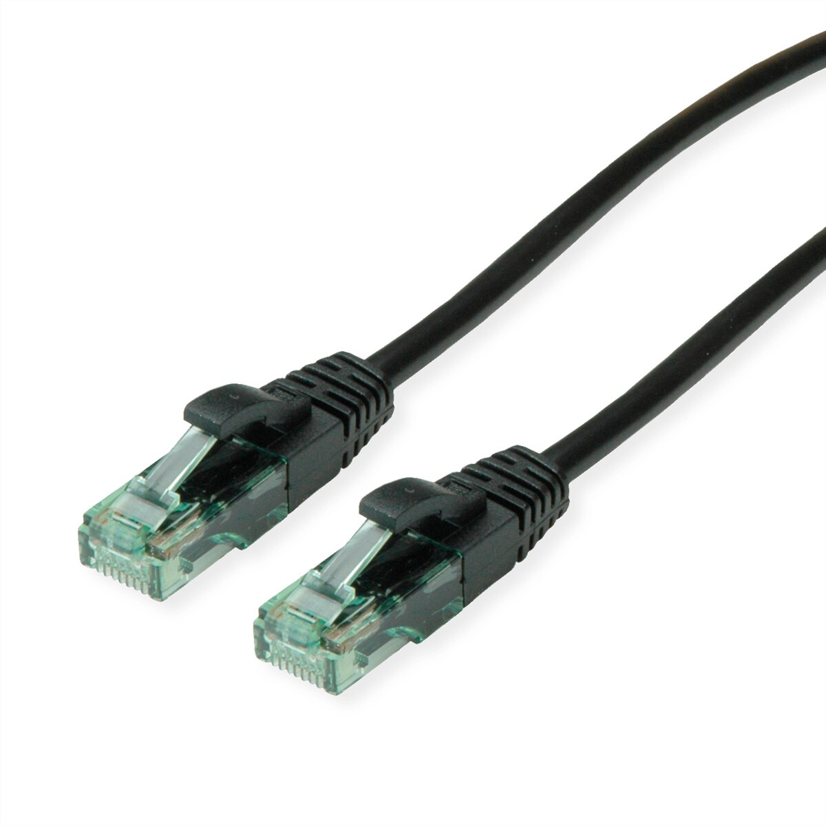 ROLINE RECYCLED MATERIAL ROLINE RM Patchkabel Cat.6A UTP, schwarz, 5 m Image