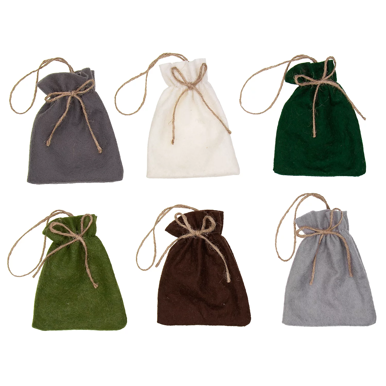 Säckchen aus Filz, 8 x 10 cm, 24 Stück