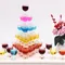 5 pz 1:12 casa delle bambole Mini bicchiere di vino rosso articoli in miniatura Cocktail casa delle bambole accessori cucina Bar decorazioni per feste bere giocattoli
