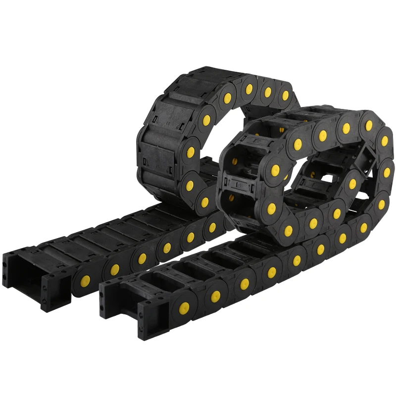 Serie 45 x 60 mm, 75 mm, 100 mm, 125 mm, 150 mm, 200 mm, L1000 mm, Nylon-Kabelschleppkette, Drahtträger mit Endverbinder, Schleppleine! Image