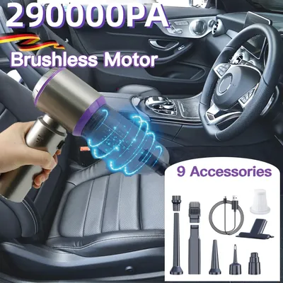 Auto Staubsauger Hoch leistungs tragbare tragbare drahtlose bürstenlose Motor reinigungs maschine leistungs starke Luft staub tuch für Haushalts geräte Image