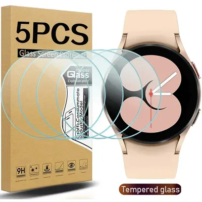 9H gehärtetes Glas für Samsung Galaxy Watch 4 5 6 7 40/44 mm Classic 42/46 mm Watch 3 41/45 mm Image