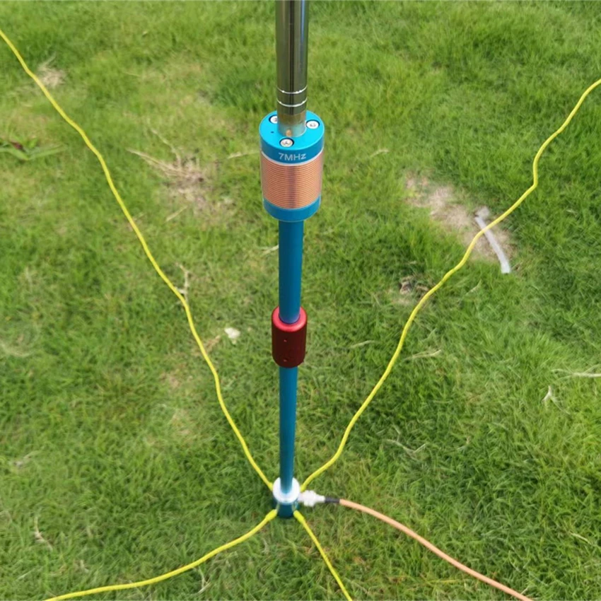 MA-12 100W 7M-50MHz Multi Band HF Kurzwelle GP Outdoor Tragbare Antenne Für Radio Image