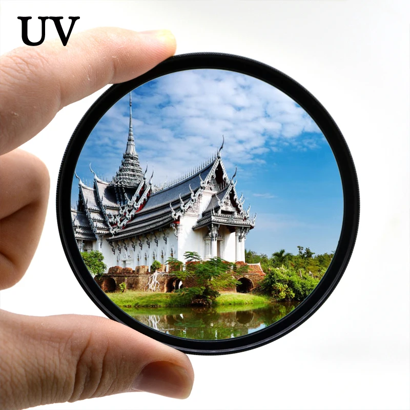49 52 55 58 62 67 72 77mm UV-Digital filter objektiv für Canon Nikon Sony DSLR SLR Kameras chutz Foto D5300 2000d Image