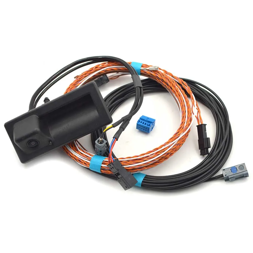 5NA 827 566D 5NA 827566 D Für VW MQB Tiguan Mk2 OEM Stamm Rückansicht Kamera Mit Ablauf Wasser Spray Reinigung Guide Linie Image