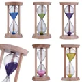Holz Sand Uhr 3 Minuten Sanduhr Sanduhr Zahnbürste Timer Kinder Geschenk Handwerk Sand Uhr Sanduhr Timer