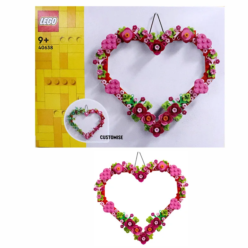 LEGO 40638 Creator Herz-Ornament-Set, Bauspielzeug für 9-jährige Mädchen und Jungen Image