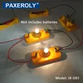 Kit di circuiti elettrici di base del giocattolo scientifico insegnamento della fisica Set di esperimenti elettrici serie fai da te interruttore della lampadina a circuito parallelo