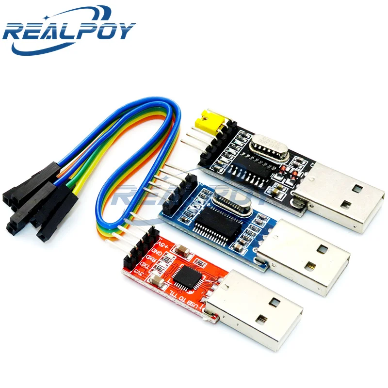 3 pz/lotto = 1 PZ PL2303HX + 1 PZ CP2102 + 1 PZ CH340G USB A TTL per arduino PL2303 CP2102 5PIN USB a UART TTL Modulo