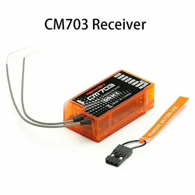 Remote Control 7 Channel CM703 Receiver 2.4Ghz Orange PPM Output Receiver Plastic 2.4G Receiver DSM2