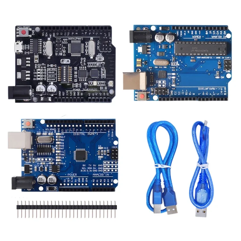 UNO R3 ATMEGA16U2 / UNO+WiFi R3 MEGA328P Chip CH340G For Arduino UNO R3 Development Board WeMos ESP8266