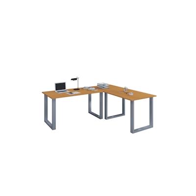 VCM U Schreibtisch Eckschreibtisch L Form 130x130x50 Image