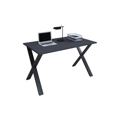 VCM Schreibtisch Lona Schwarz / Anthrazit H. 76 x B. 80 x T. 50 cm Image