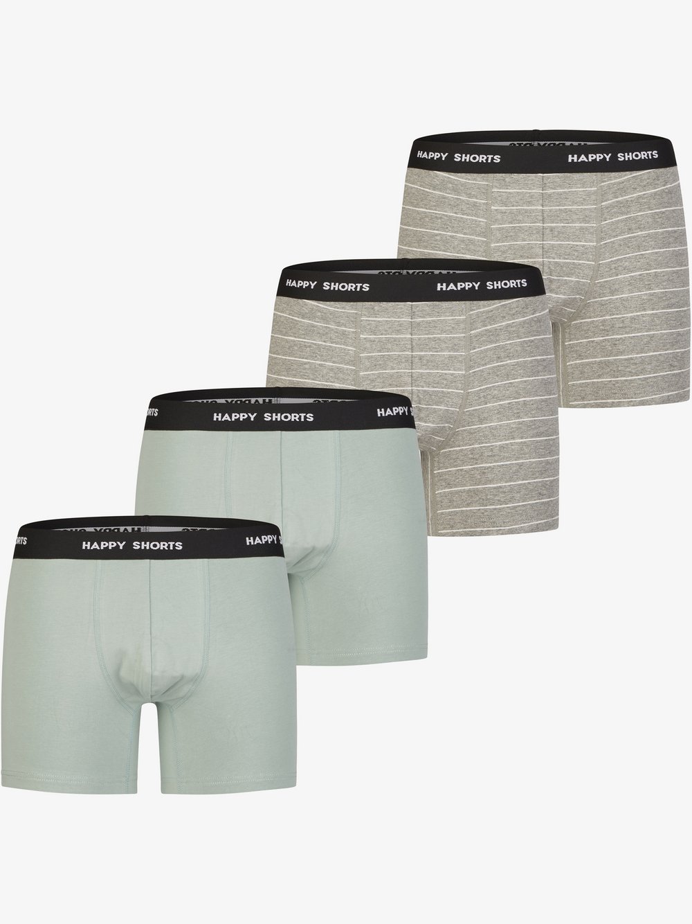 HAPPY SHORTS Retro Boxer Herren grau, L Image