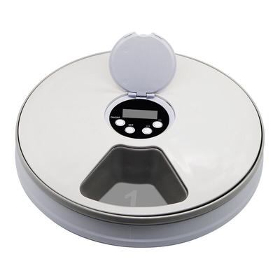 Automatischer Futterautomat für Katzen, Hunde, Kaninchen und Kleintiere, 6 Futterschalen, Trocken Image