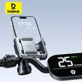 Baseus Supporto per telefono per bici Supporto per bici da ciclismo per iPhone Xiaomi Samsung Borsa per supporto per telefono cellulare Staffa antiurto Clip GPS