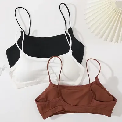 Frauen Low Back Bh Crop Top Push-Up Bhs Nahtlose Unterwäsche Dünnen Riemen Leibchen Sexy Dessous Weibliche Backless Bralette Tanks Top