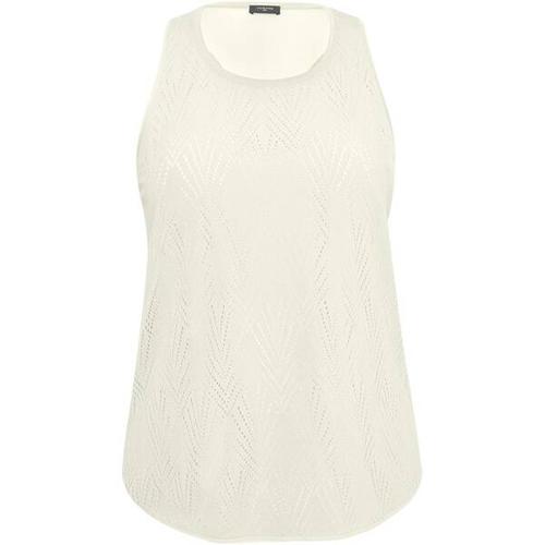 YVETTE Damen Shirt Tank Top Laura, Größe XXL in Weiß