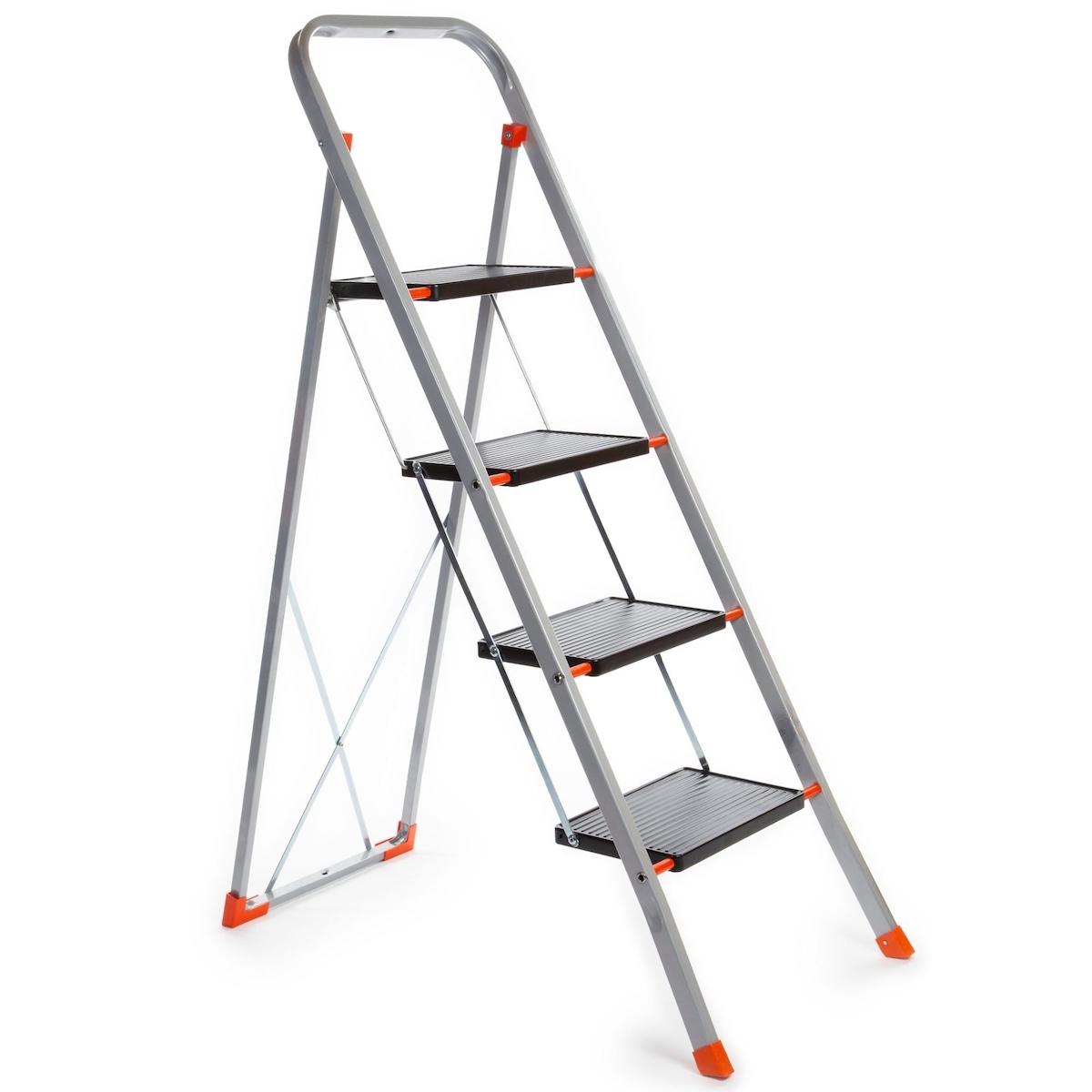 Toolland Trittleiter, 4 Stufen, klappbar Image