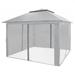 11X11 Pop Up Gazebo Base 10X10 Patio Gazebos Patented Center Lock Quick Setup Newly Designed Storage Bag Instant Canopy Tent