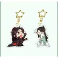 Scum Villain Self Saving System Anime portachiavi Mo Dao Zu Shi Tian Guan Ci Fu Cute Cartoon Bag ciondolo portachiavi decorazione 6CM