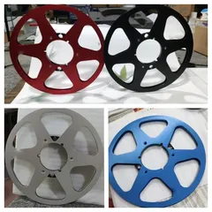 Nuovo audio analogico 10,5" X 1/4" Bobina di nastro metallico -NAB HUB Open Reel Bobina di raccolta audio in alluminio di TEAC