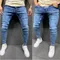 Jeans neri da uomo Slim Fit Quality grey Casual Jeans maschili pantaloni Skinny Fit pantaloni da